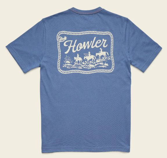 Howler Posse T-Shirt- Blue Horizon